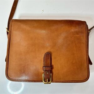 Coach | Bags | Vintage Coach Saddle Bag In British Tan | Poshmark